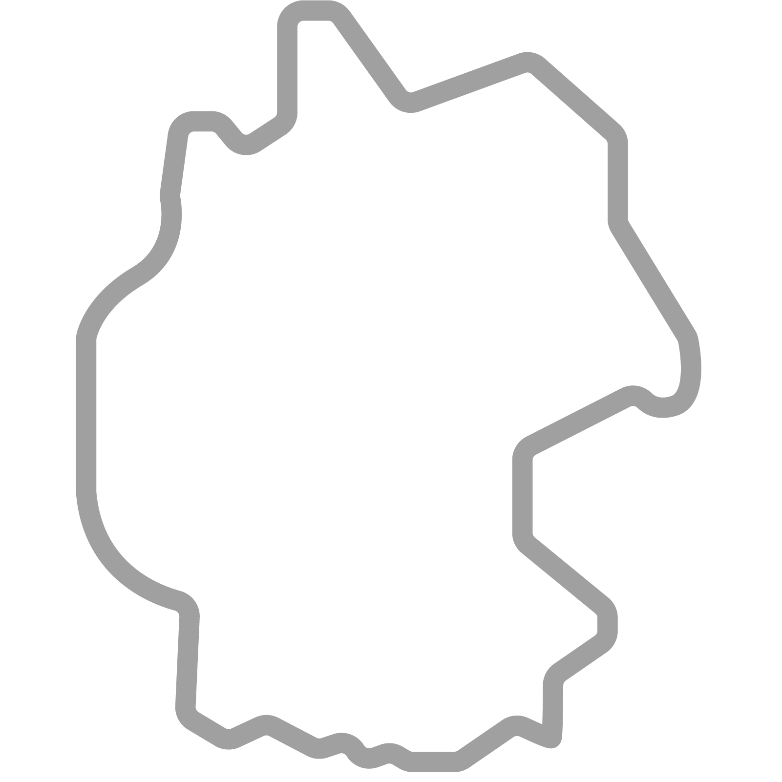 Deutschlandkarte Icon